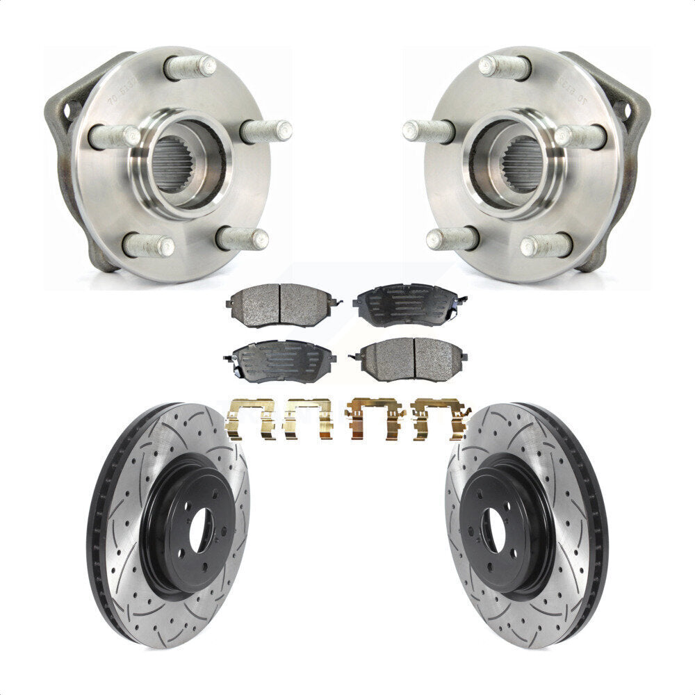 Transit Auto KBB-115782 Wheel Bearing and Hub Assembly for 2005-2014 Subaru Forester, Subaru Legacy, Subaru Outback - Front product image