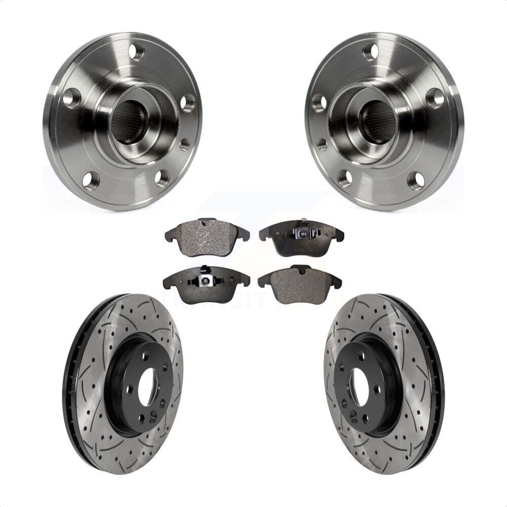 Transit Auto KBB-115797 Wheel Bearing and Hub Assembly for 2007-2018 Volvo S60, Volvo S80, Volvo V60 & more - Front product image