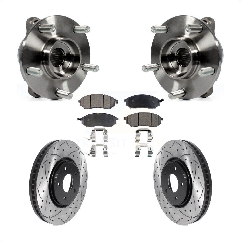 Transit Auto KBB-115799 Wheel Bearing and Hub Assembly for 2006-2013 INFINITI FX37, INFINITI FX35, INFINITI FX45 - Front product image