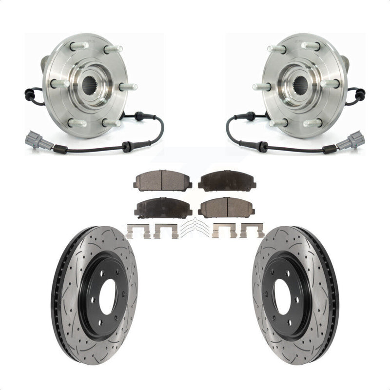 Transit Auto KBB-115809 Wheel Bearing and Hub Assembly for 2008-2012 Nissan Armada, Nissan TITAN, INFINITI QX56 - Front product image