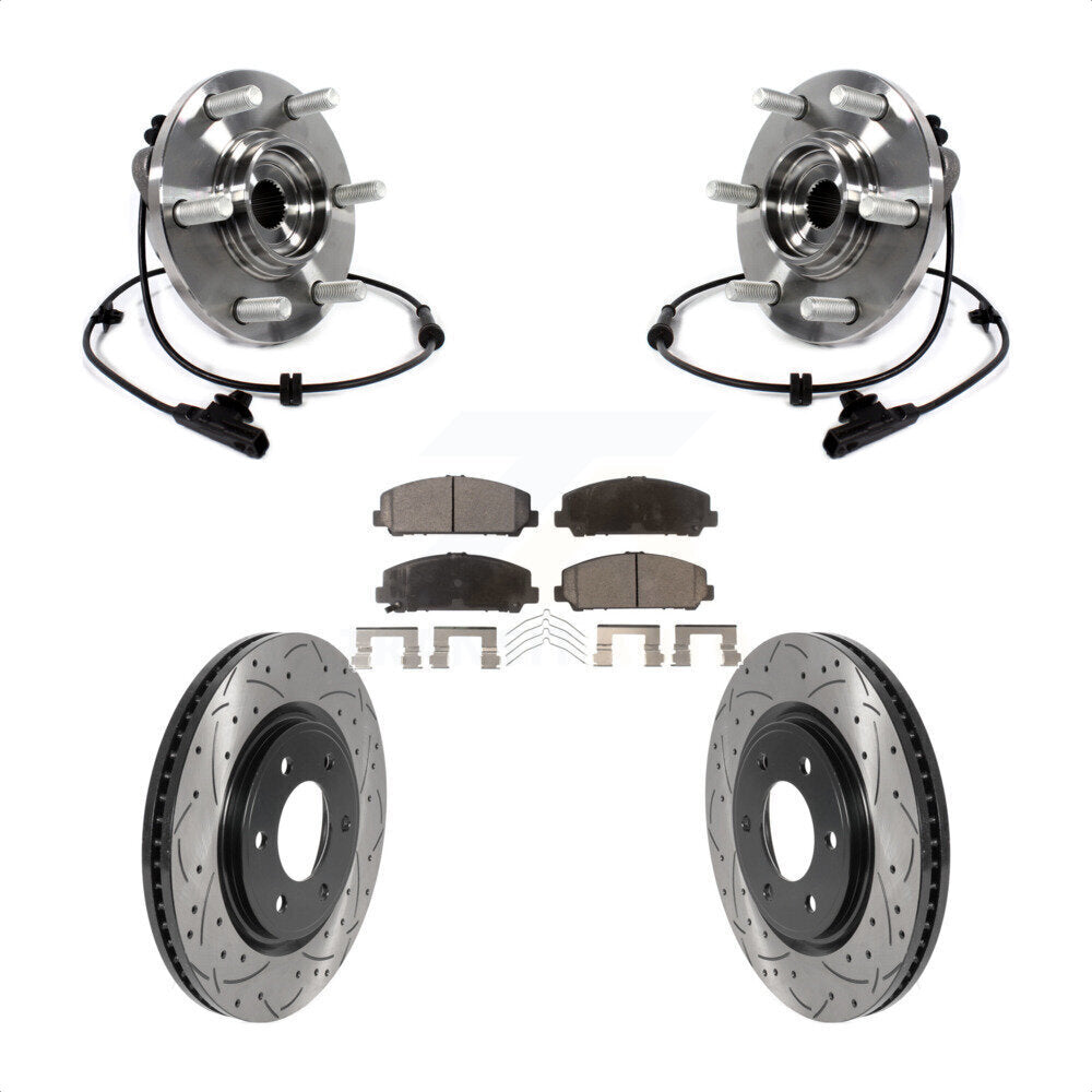 Transit Auto KBB-115810 Wheel Bearing and Hub Assembly for 2011-2024 INFINITI QX80, Nissan Armada, INFINITI QX56 - Front product image