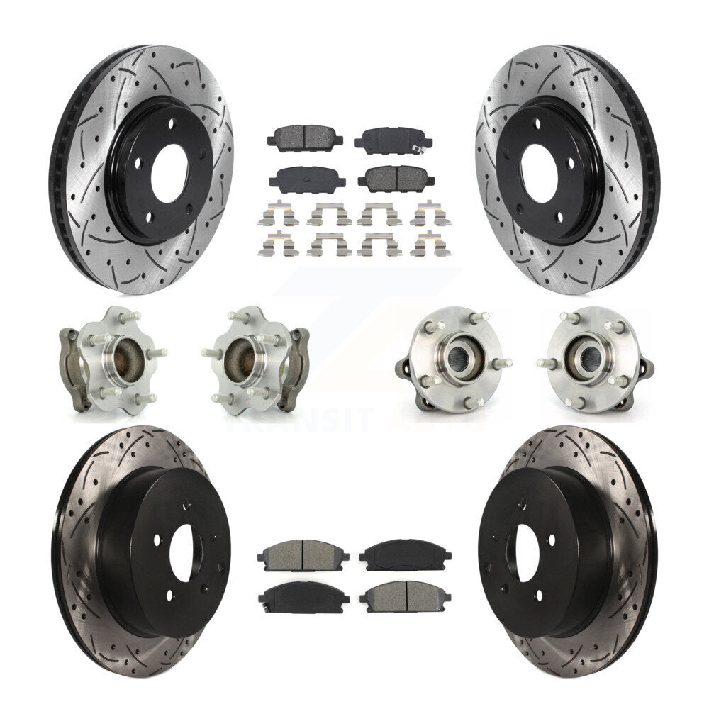 Transit Auto KBB-115827 Wheel Bearing and Hub Assembly for 2004-2009 Nissan Quest - Front and Rear product image