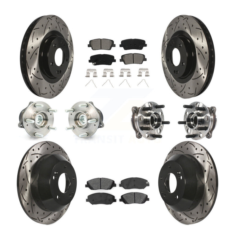 Transit Auto KBB-115831 Wheel Bearing and Hub Assembly for 2017-2019 Hyundai Santa Fe, Hyundai Santa Fe XL - Front and Rear product image