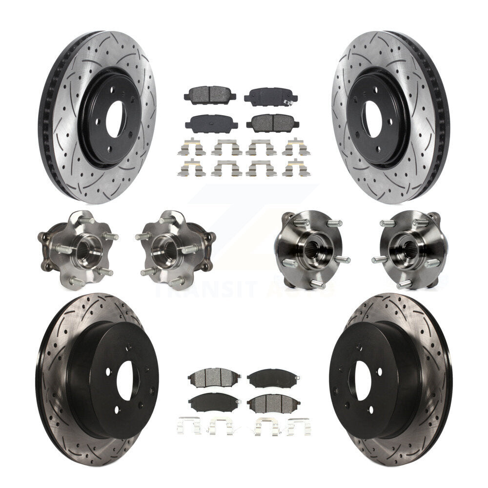 Transit Auto KBB-115835 Wheel Bearing and Hub Assembly for 2009-2013 INFINITI FX37, INFINITI FX35 - Front and Rear product image