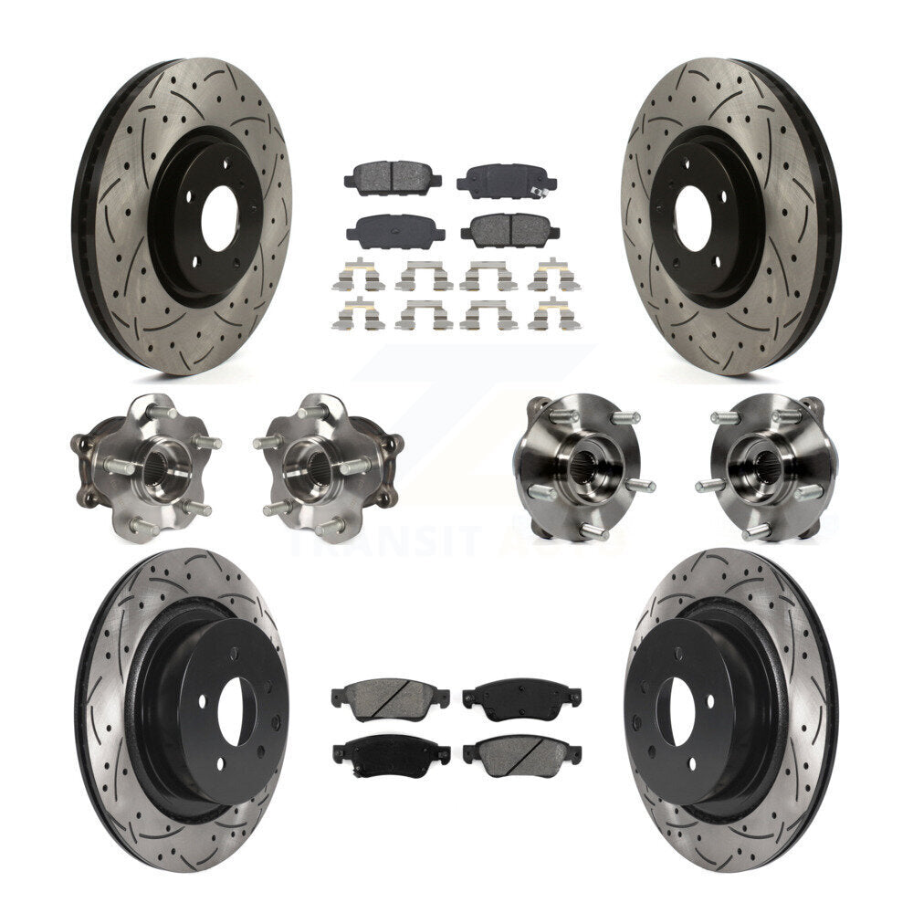 Transit Auto KBB-115836 Wheel Bearing and Hub Assembly for 2007-2015 INFINITI Q60, INFINITI G35 - Front and Rear product image