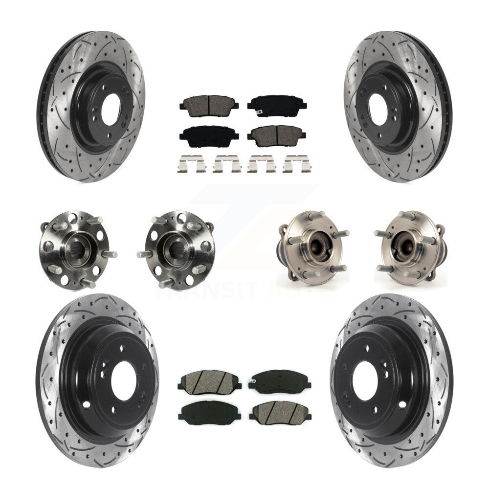 Transit Auto KBB-115847 Wheel Bearing and Hub Assembly for 2012 Hyundai Genesis - Front and Rear product image