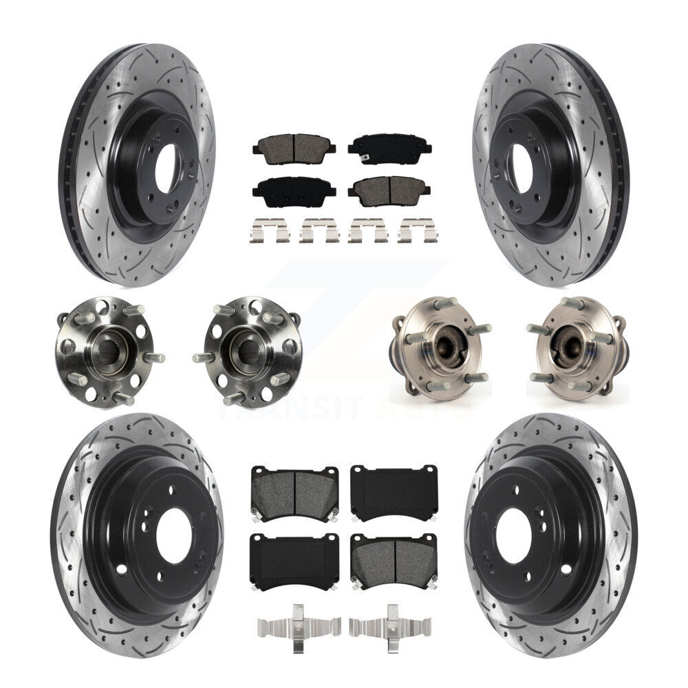 Transit Auto KBB-115850 Wheel Bearing and Hub Assembly for 2012-2014 Hyundai Genesis - Front and Rear product image