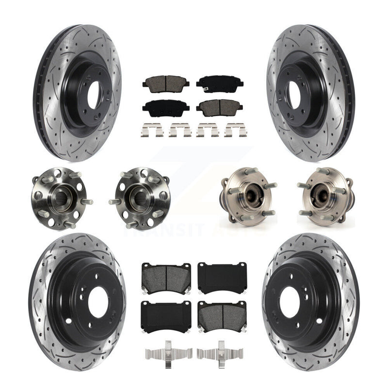 Transit Auto KBB-115850 Wheel Bearing and Hub Assembly for 2012-2014 Hyundai Genesis - Front and Rear product image