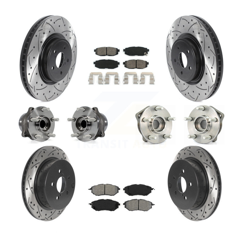Transit Auto KBB-115856 Wheel Bearing and Hub Assembly for 2014 Subaru Forester - Front and Rear product image