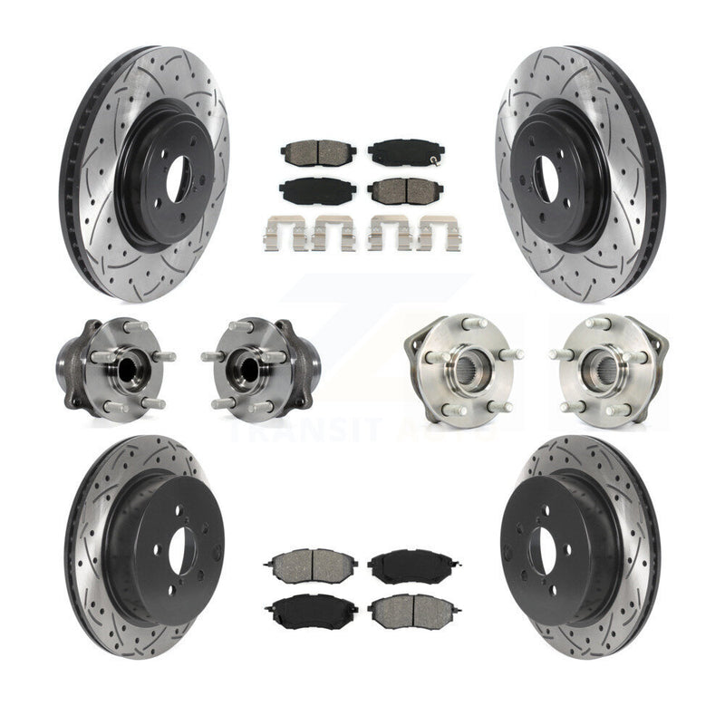 Transit Auto KBB-115856 Wheel Bearing and Hub Assembly for 2014 Subaru Forester - Front and Rear product image