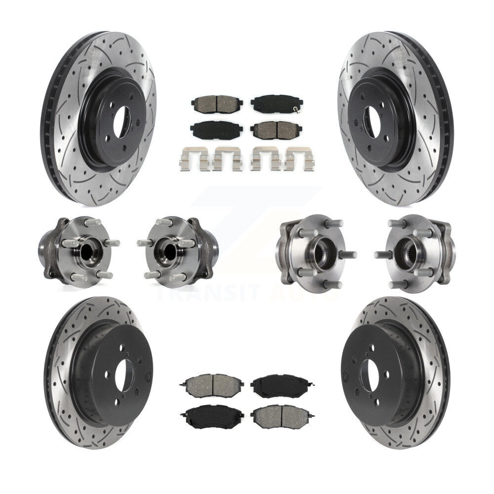 Transit Auto KBB-115858 Wheel Bearing and Hub Assembly for 2014-2018 Subaru Forester - Front and Rear product image