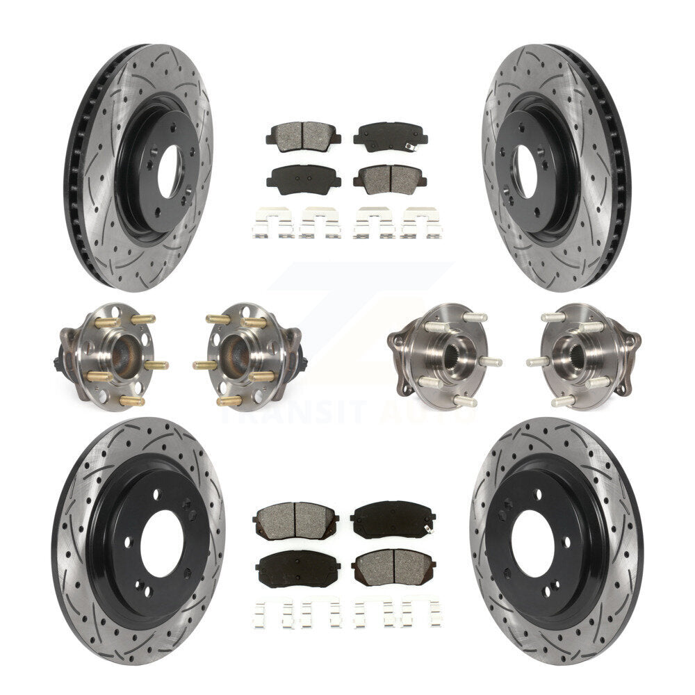 Transit Auto KBB-115860 Wheel Bearing and Hub Assembly for 2015 Hyundai Sonata - Front and Rear product image