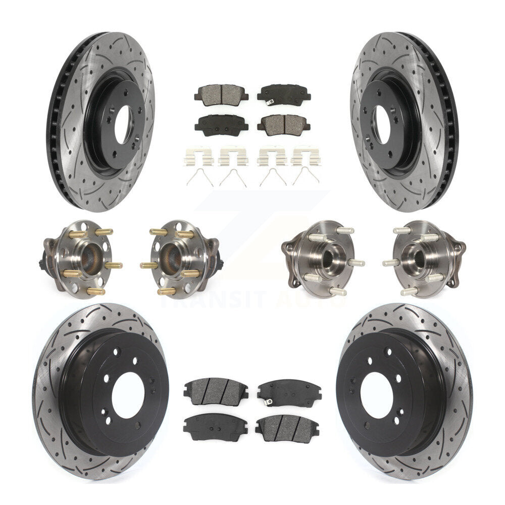 Transit Auto KBB-115861 Wheel Bearing and Hub Assembly for 2017-2022 Kia Sportage - Front and Rear product image