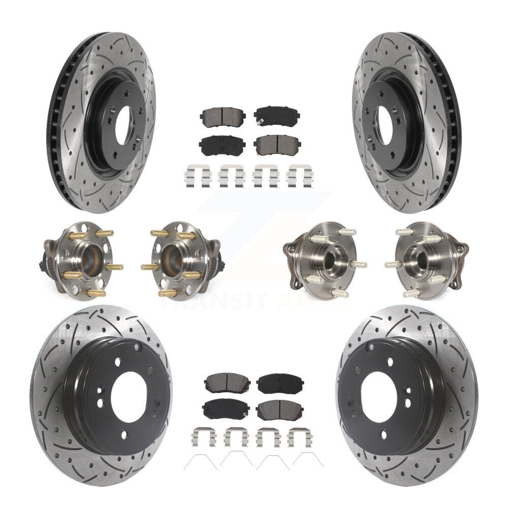 Transit Auto KBB-115862 Wheel Bearing and Hub Assembly for 2016-2019 Kia Optima - Front and Rear product image