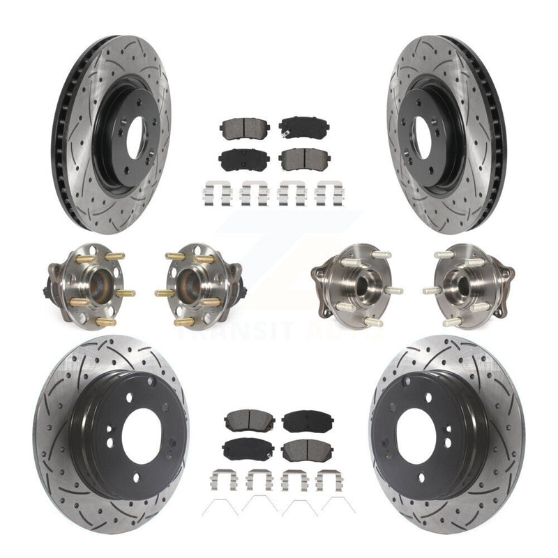 Transit Auto KBB-115862 Wheel Bearing and Hub Assembly for 2016-2019 Kia Optima - Front and Rear product image