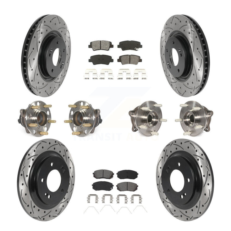 Transit Auto KBB-115863 Wheel Bearing and Hub Assembly for 2016 Hyundai Sonata - Front and Rear product image