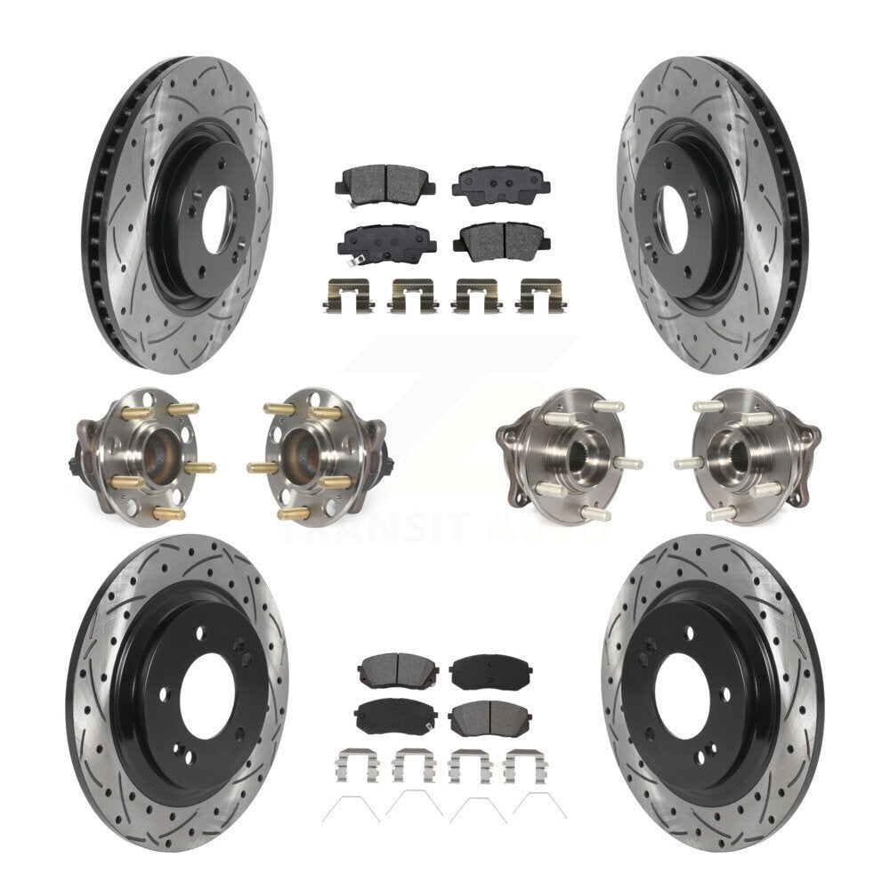 Transit Auto KBB-115864 Wheel Bearing and Hub Assembly for 2016-2019 Kia Optima - Front and Rear product image