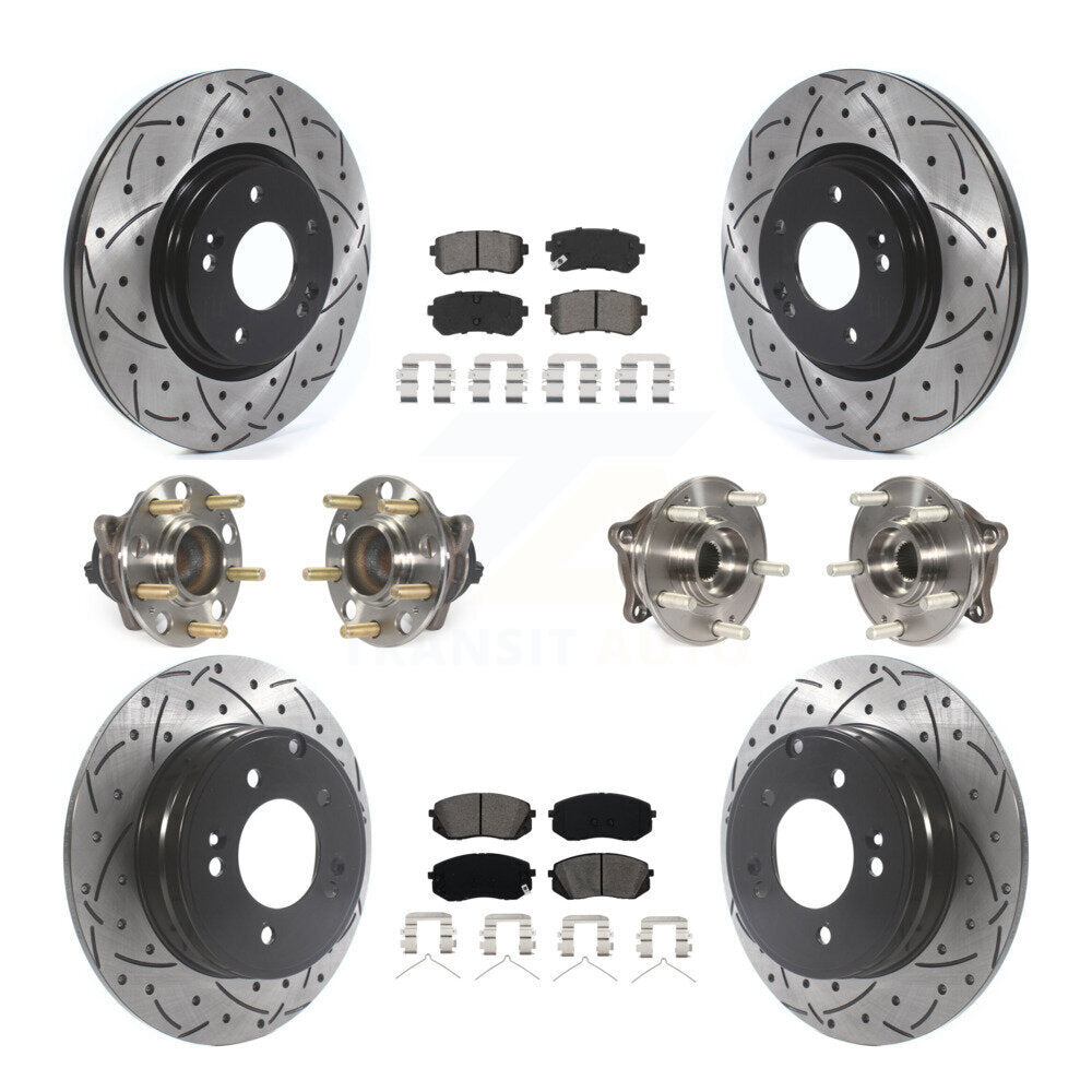Transit Auto KBB-115867 Wheel Bearing and Hub Assembly for 2016-2019 Kia Optima - Front and Rear product image