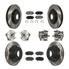 Transit Auto KBB-115876 Wheel Bearing and Hub Assembly for 2017-2018 Hyundai Santa Fe Sport - Front and Rear product image