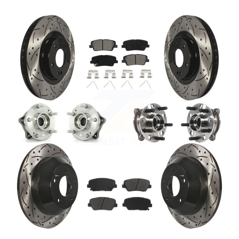 Transit Auto KBB-115876 Wheel Bearing and Hub Assembly for 2017-2018 Hyundai Santa Fe Sport - Front and Rear product image