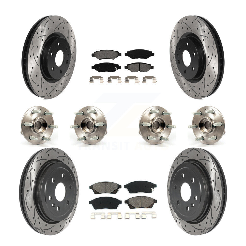 Transit Auto KBB-115880 Wheel Bearing and Hub Assembly for 2010-2016 Saab 9-4X, Cadillac SRX - Front and Rear product image