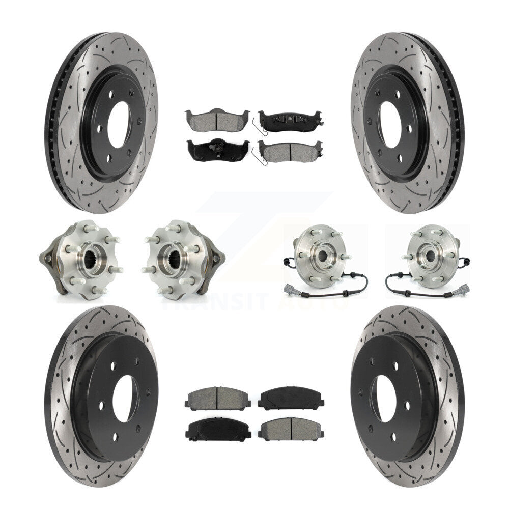 Transit Auto KBB-115881 Wheel Bearing and Hub Assembly for 2008 Nissan Armada - Front and Rear product image