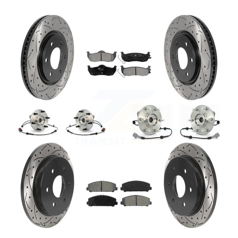 Transit Auto KBB-115883 Wheel Bearing and Hub Assembly for 2008-2012 Nissan Armada, INFINITI QX56 - Front and Rear product image