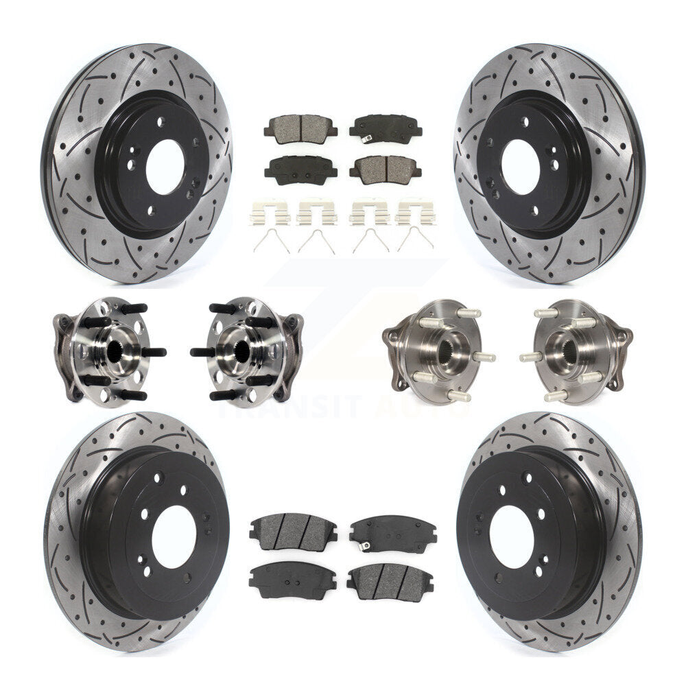 Transit Auto KBB-115890 Wheel Bearing and Hub Assembly for 2016-2022 Kia Sportage, Hyundai Tucson - Front and Rear product image