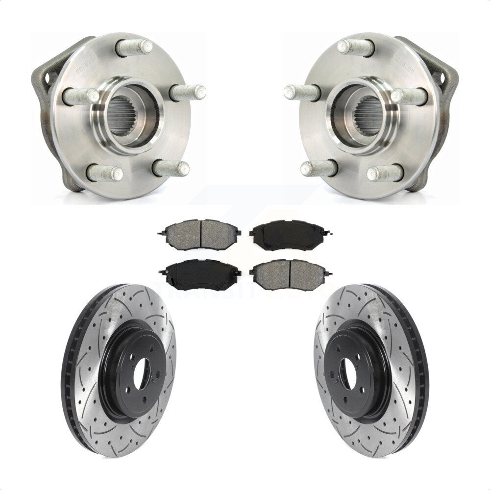 Transit Auto KBB-115894 Wheel Bearing and Hub Assembly for 2005-2014 Subaru Forester, Subaru Legacy, Subaru Outback - Front product image