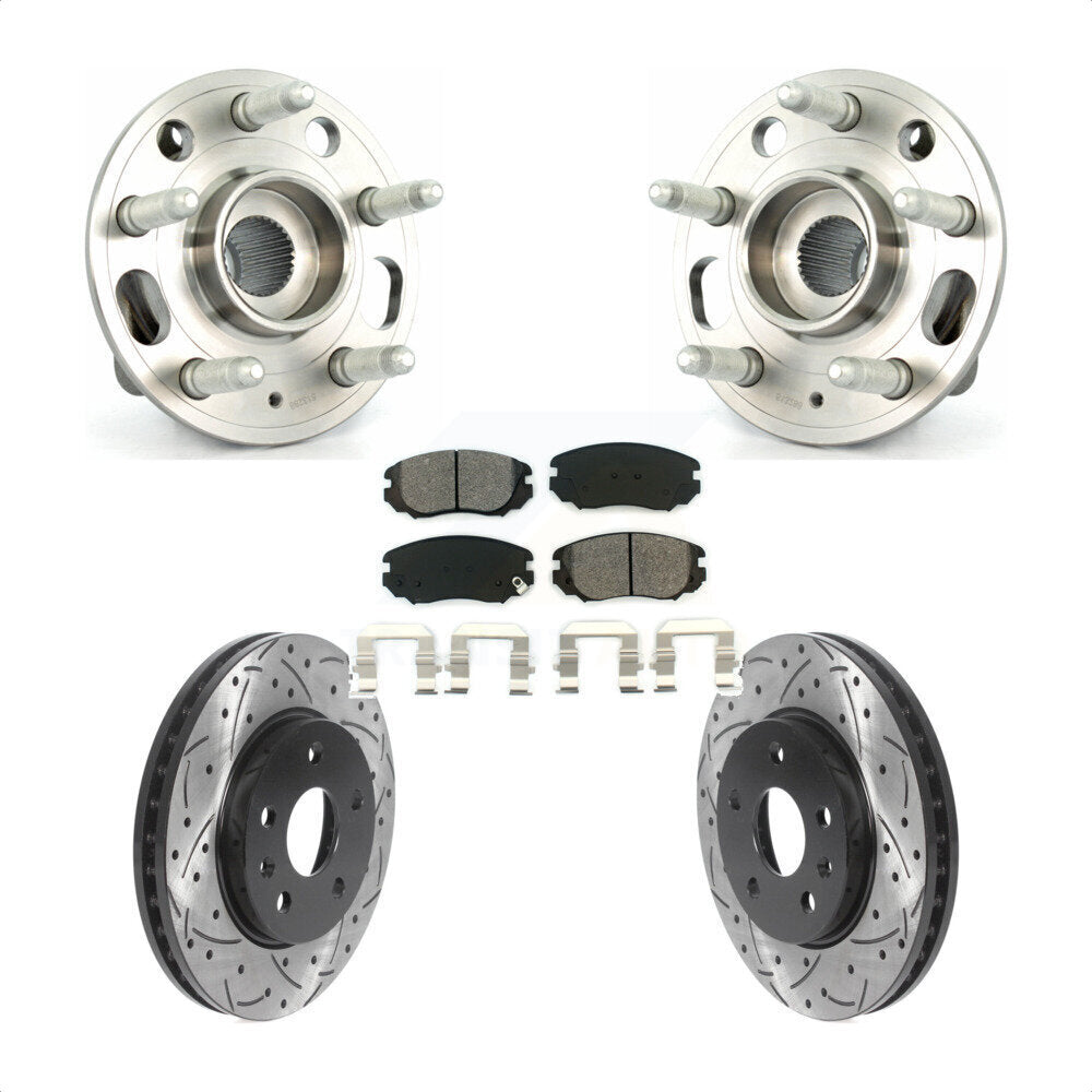 Transit Auto KBB-115900 Wheel Bearing and Hub Assembly for 2011-2017 Chevrolet Malibu Limited, Chevrolet Malibu, Buick LaCrosse & more - Front product image