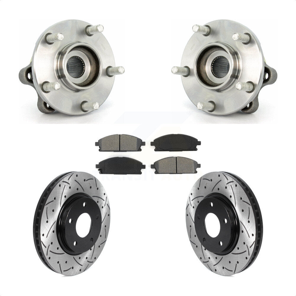 Transit Auto KBB-115906 Wheel Bearing and Hub Assembly for 2004-2009 Nissan Quest - Front product image