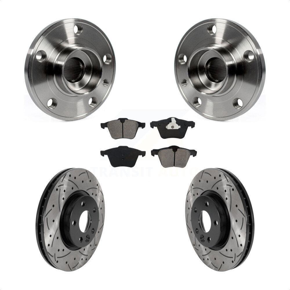 Transit Auto KBB-115907 Wheel Bearing and Hub Assembly for 2008 Volvo V70 - Front product image