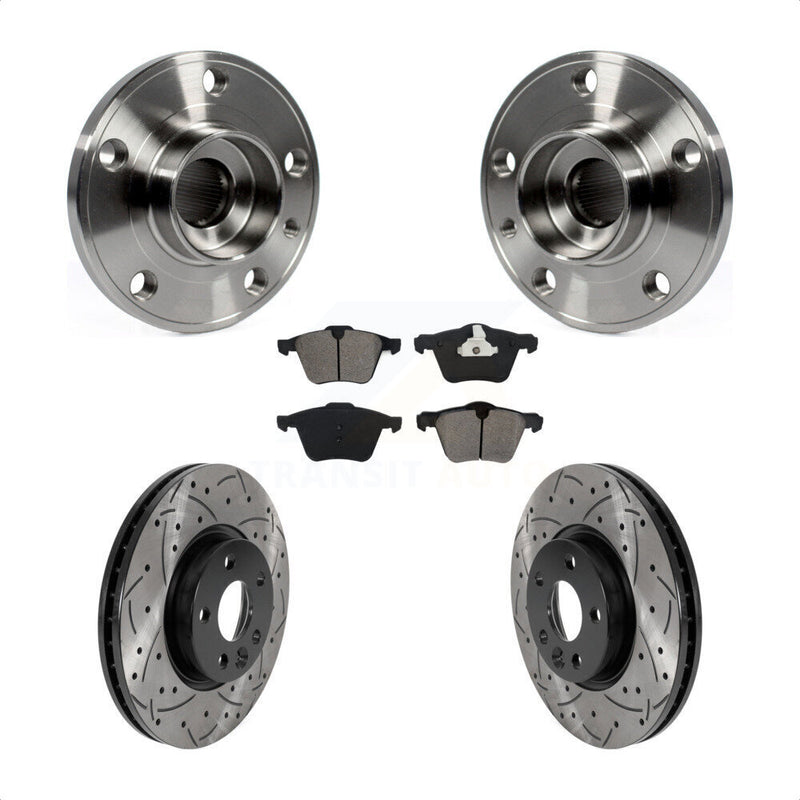 Transit Auto KBB-115907 Wheel Bearing and Hub Assembly for 2008 Volvo V70 - Front product image