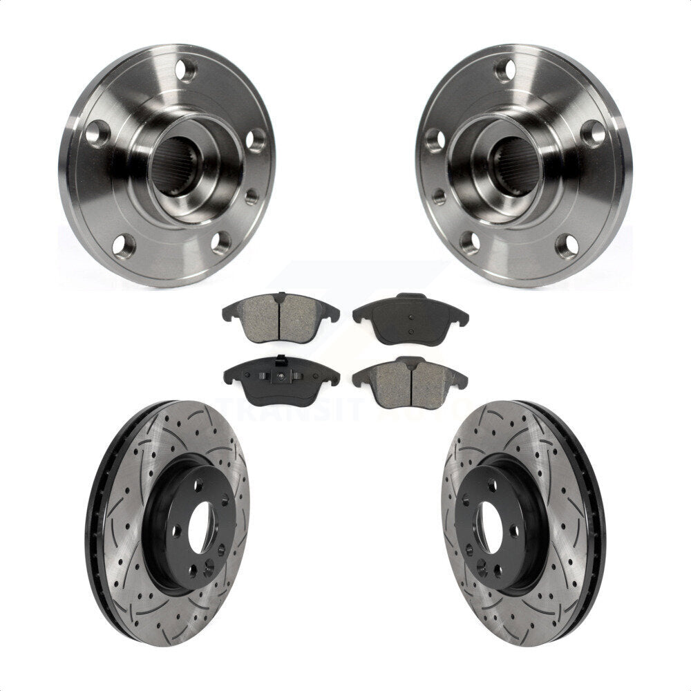 Transit Auto KBB-115908 Wheel Bearing and Hub Assembly for 2007-2018 Volvo S60, Volvo S80, Volvo V60 & more - Front product image