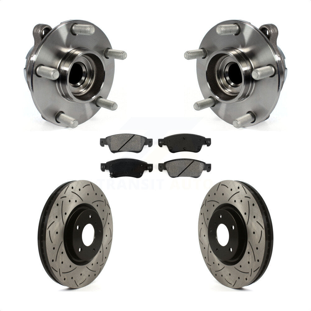 Transit Auto KBB-115910 Wheel Bearing and Hub Assembly for 2007-2015 INFINITI Q60, INFINITI G37, INFINITI G35 - Front product image