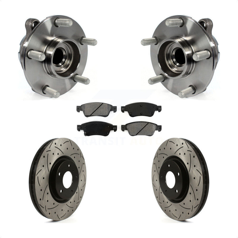 Transit Auto KBB-115910 Wheel Bearing and Hub Assembly for 2007-2015 INFINITI Q60, INFINITI G37, INFINITI G35 - Front product image