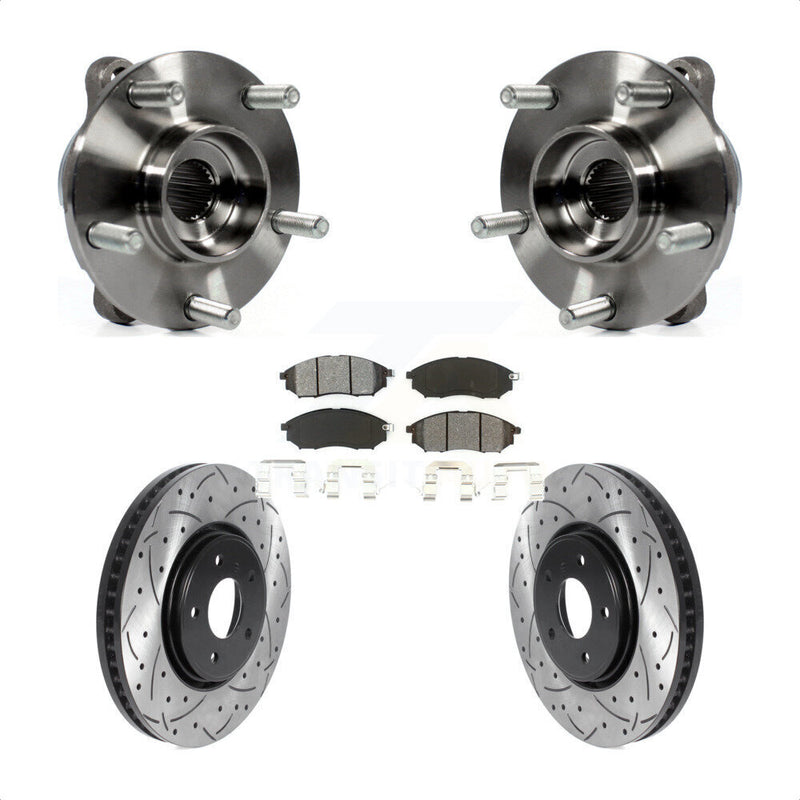 Transit Auto KBB-115911 Wheel Bearing and Hub Assembly for 2006-2013 INFINITI FX37, INFINITI FX35, INFINITI FX45 - Front product image