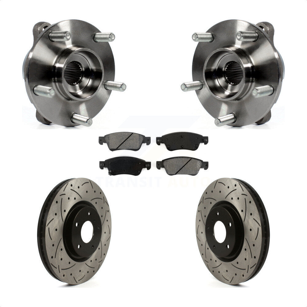 Transit Auto KBB-115912 Wheel Bearing and Hub Assembly for 2007-2015 INFINITI Q60, INFINITI G35 - Front product image