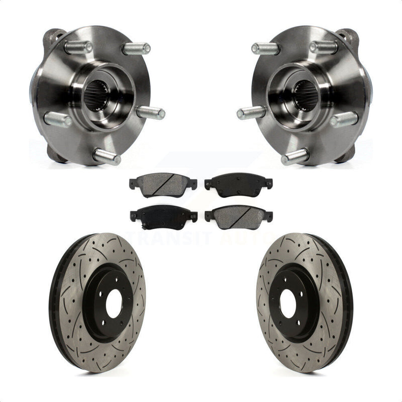 Transit Auto KBB-115912 Wheel Bearing and Hub Assembly for 2007-2015 INFINITI Q60, INFINITI G35 - Front product image