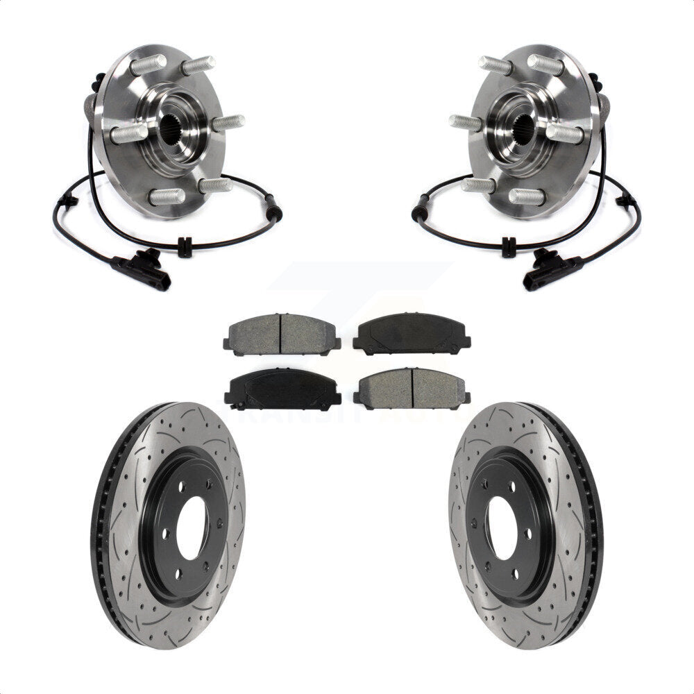 Transit Auto KBB-115922 Wheel Bearing and Hub Assembly for 2011-2024 INFINITI QX80, Nissan Armada, INFINITI QX56 - Front product image