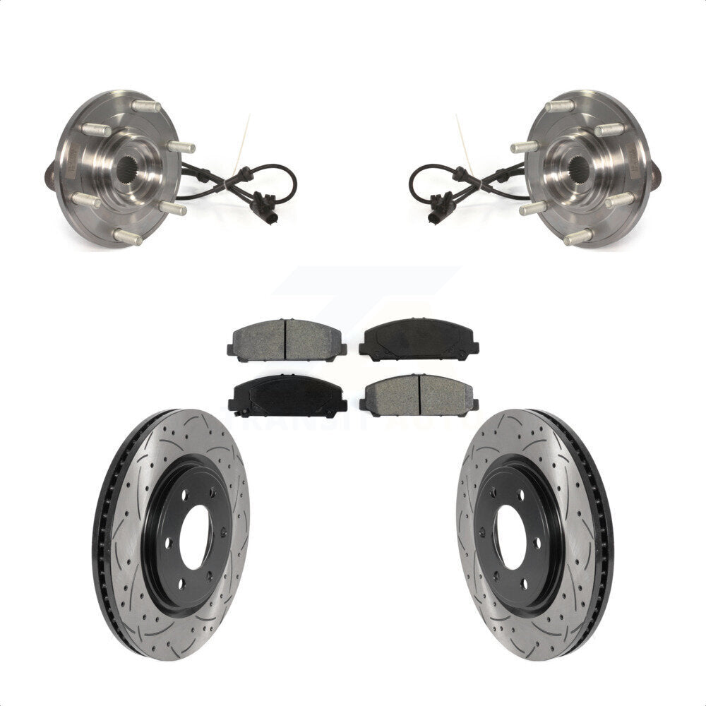 Transit Auto KBB-115923 Wheel Bearing and Hub Assembly for 2012-2015 Nissan Armada, Nissan TITAN - Front product image