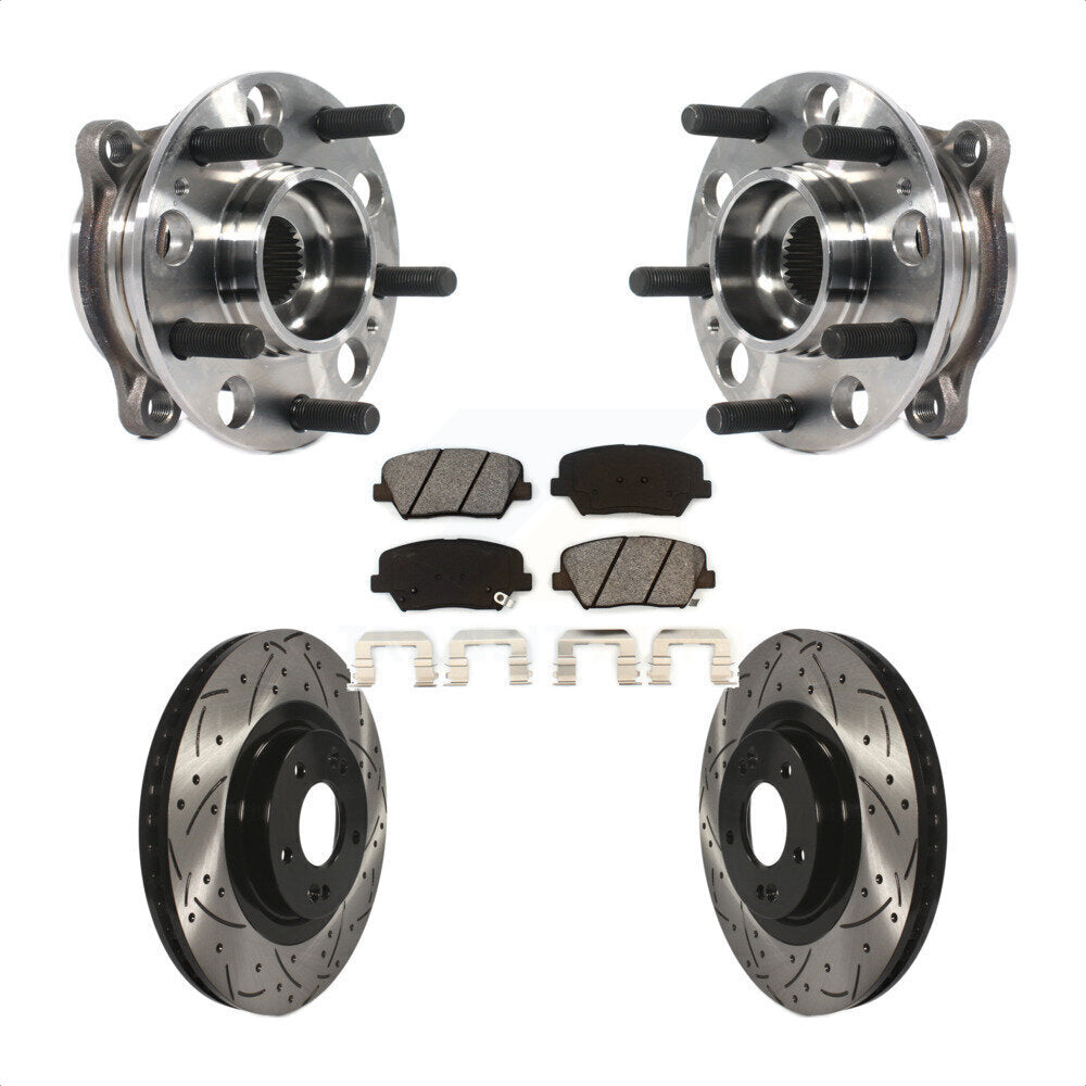 Transit Auto KBB-115926 Wheel Bearing and Hub Assembly for 2015-2016 Hyundai Santa Fe Sport - Front product image
