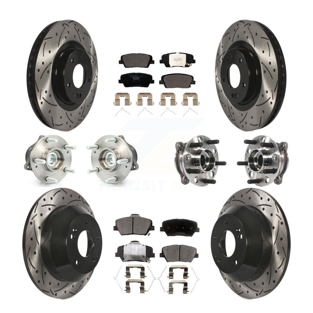 Transit Auto KBB-115938 Wheel Bearing and Hub Assembly for 2017-2018 Hyundai Santa Fe Sport - Front and Rear product image