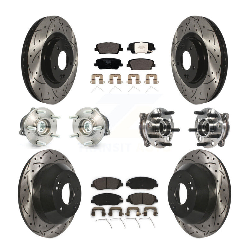 Transit Auto KBB-115939 Wheel Bearing and Hub Assembly for 2017-2019 Hyundai Santa Fe, Hyundai Santa Fe XL - Front and Rear product image