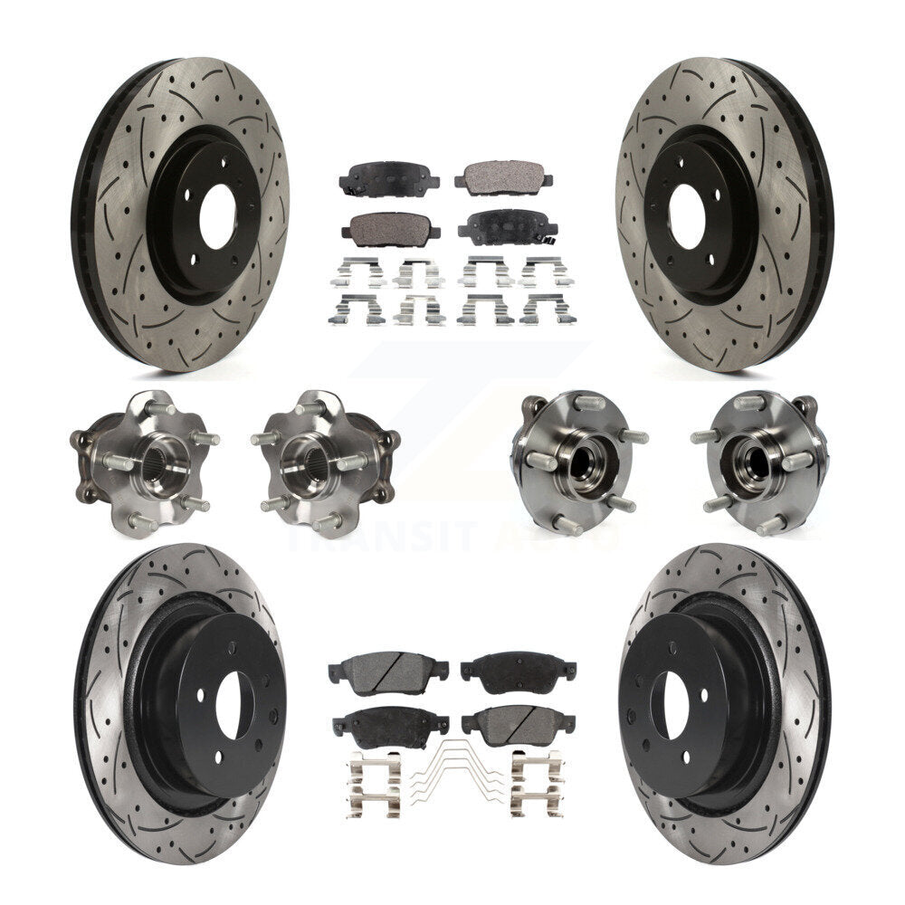 Transit Auto KBB-115942 Wheel Bearing and Hub Assembly for 2007-2015 INFINITI Q60, INFINITI G35 - Front and Rear product image