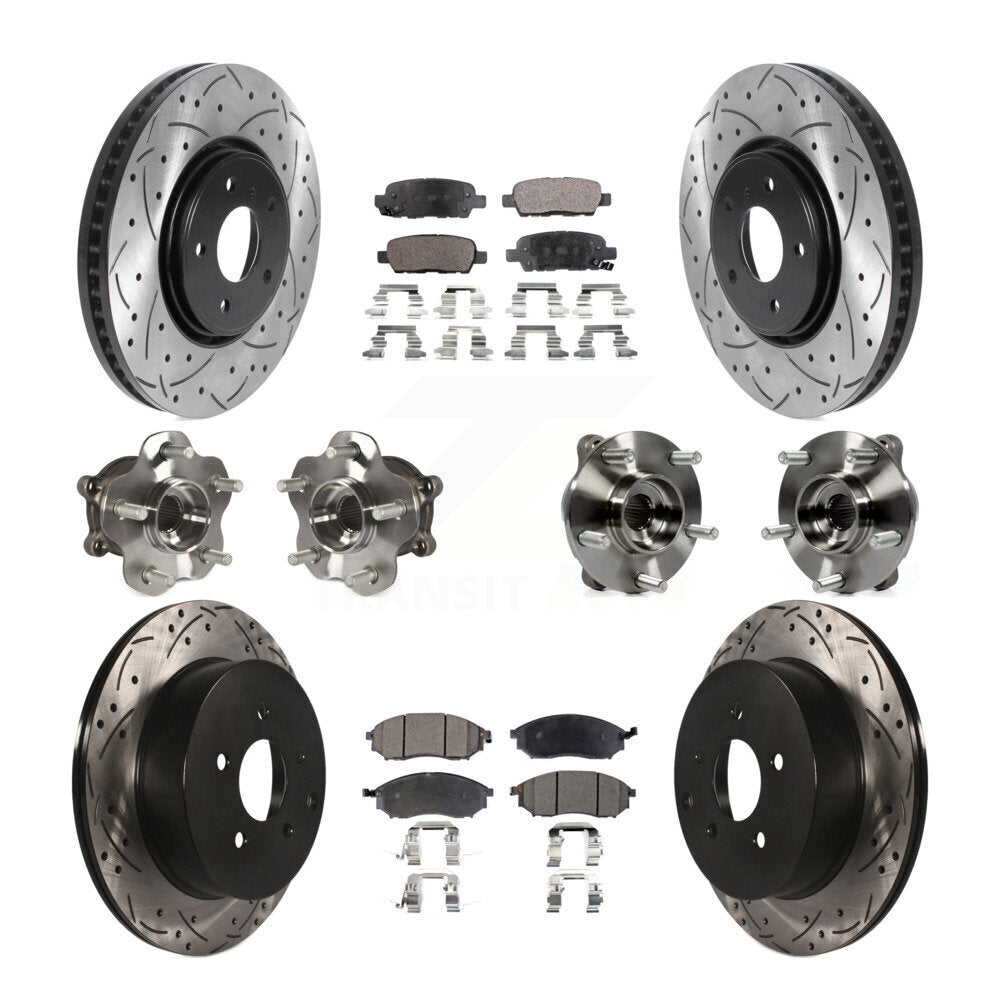 Transit Auto KBB-115943 Wheel Bearing and Hub Assembly for 2009-2013 INFINITI FX37, INFINITI FX35 - Front and Rear product image