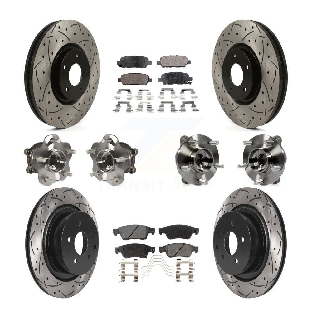 Transit Auto KBB-115944 Wheel Bearing and Hub Assembly for 2007-2015 INFINITI Q60, INFINITI G35 - Front and Rear product image