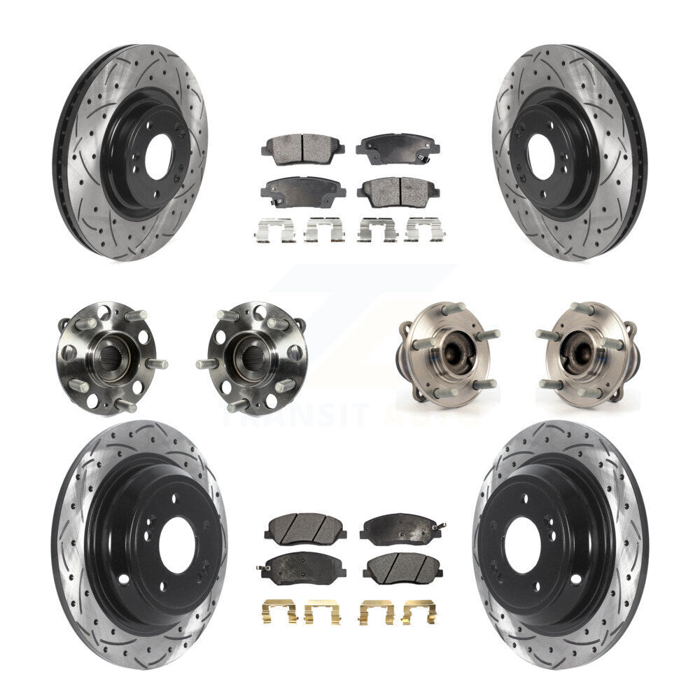 Transit Auto KBB-115956 Wheel Bearing and Hub Assembly for 2012 Hyundai Genesis - Front and Rear product image