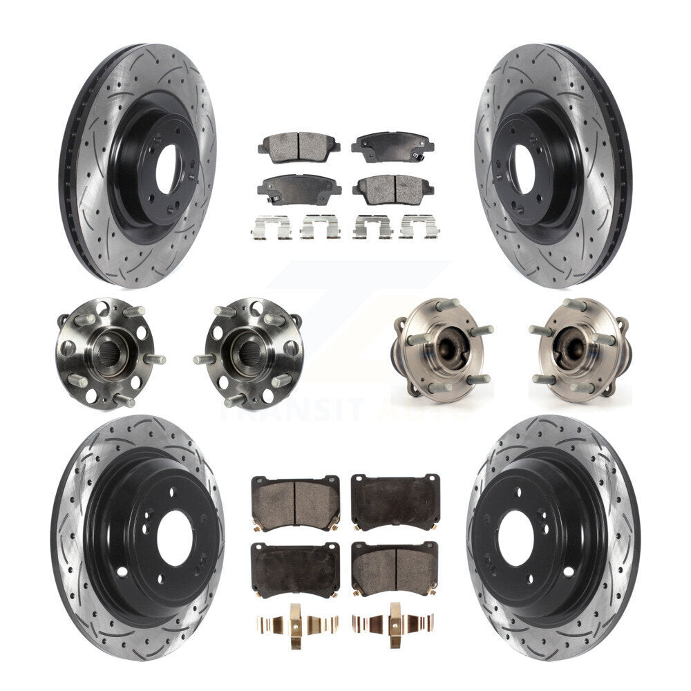 Transit Auto KBB-115959 Wheel Bearing and Hub Assembly for 2012-2014 Hyundai Genesis - Front and Rear product image