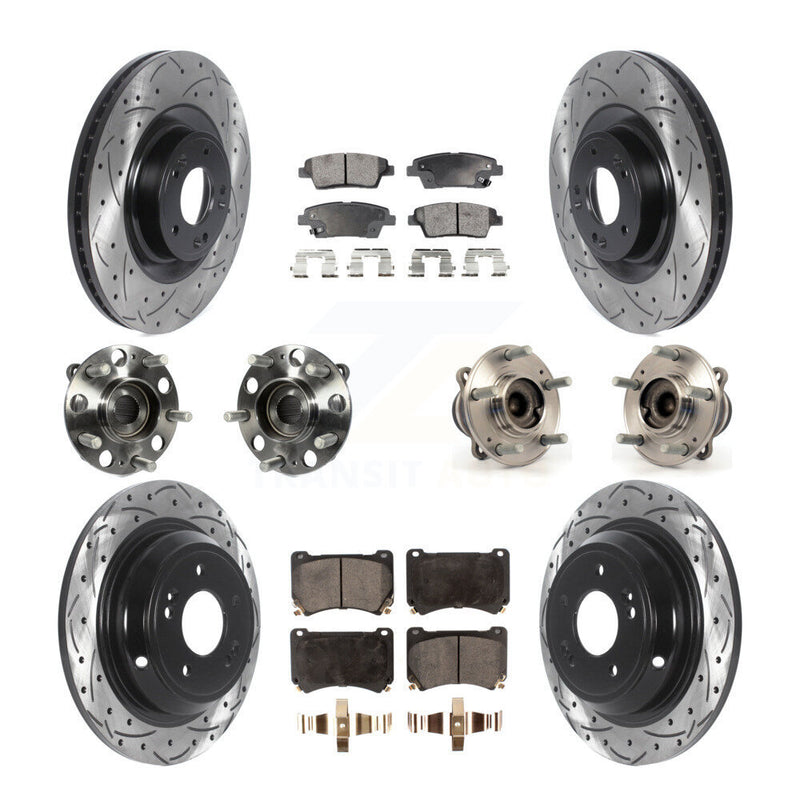 Transit Auto KBB-115959 Wheel Bearing and Hub Assembly for 2012-2014 Hyundai Genesis - Front and Rear product image
